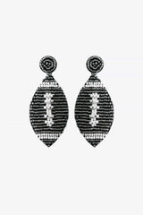 Beaded Dangle Earrings Black One Size Earrings - Tophatter Daily Deals