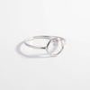 Zircon Circle 925 Sterling Silver Ring Rings - Tophatter Daily Deals