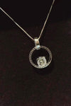 1 Carat Moissanite 925 Sterling Silver Necklace Moissanite - Tophatter Daily Deals