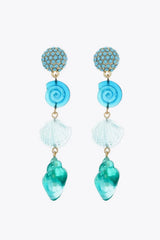 5-Pair Wholesale Make Your Mark Drop Earrings Blue Icy White One Size Earrings - Tophatter Daily Deals