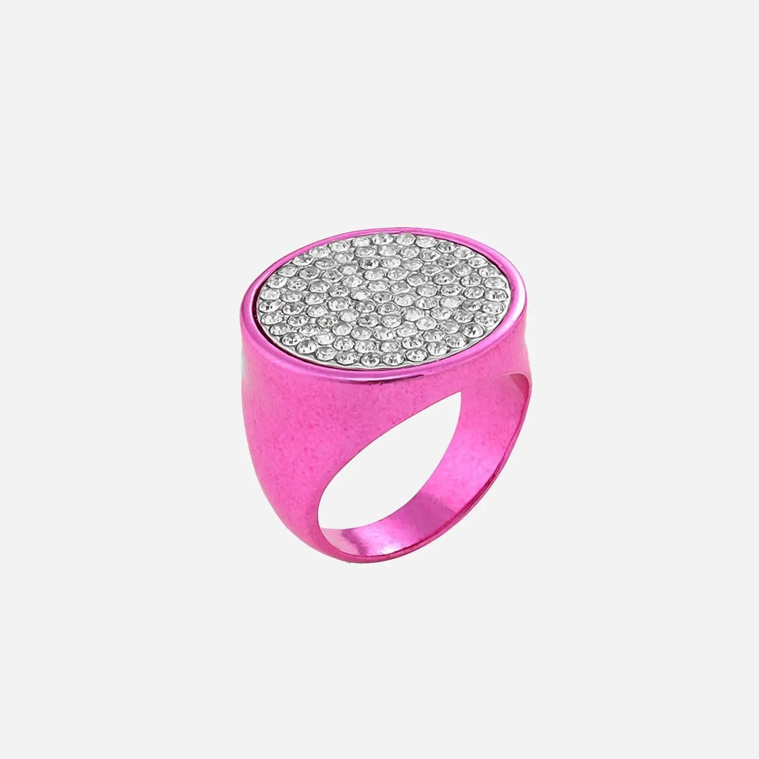 Geometric Glass Stone Alloy Ring Style A One Size Rings - Tophatter Daily Deals