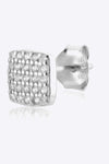 925 Sterling Silver Zircon Stud Earrings Earrings - Tophatter Daily Deals