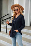 Long Sleeve Hooded Blouse Blouses - Tophatter Daily Deals