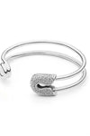 Rhinestone Double Hoop Bracelet Bracelets - Tophatter Daily Deals