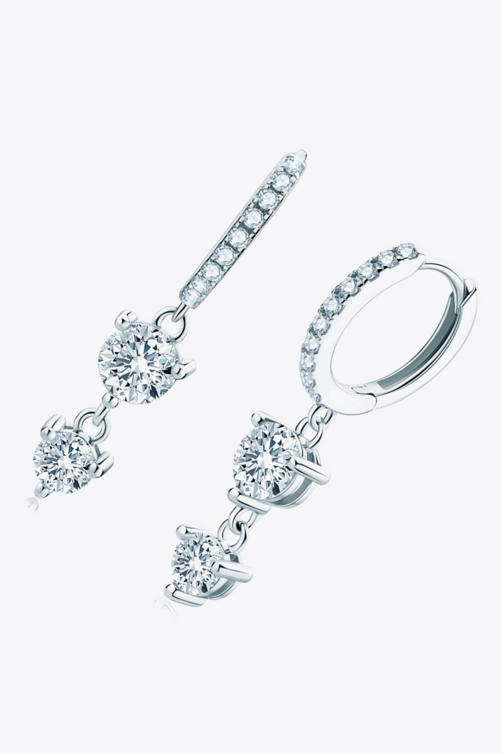 Adored Be The One Moissanite Drop Earrings - Tophatter Deals