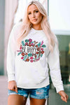 Simply Love BE HAPPY Graphic Round Neck Tee White Women's T-Shirts - Tophatter Daily Deals