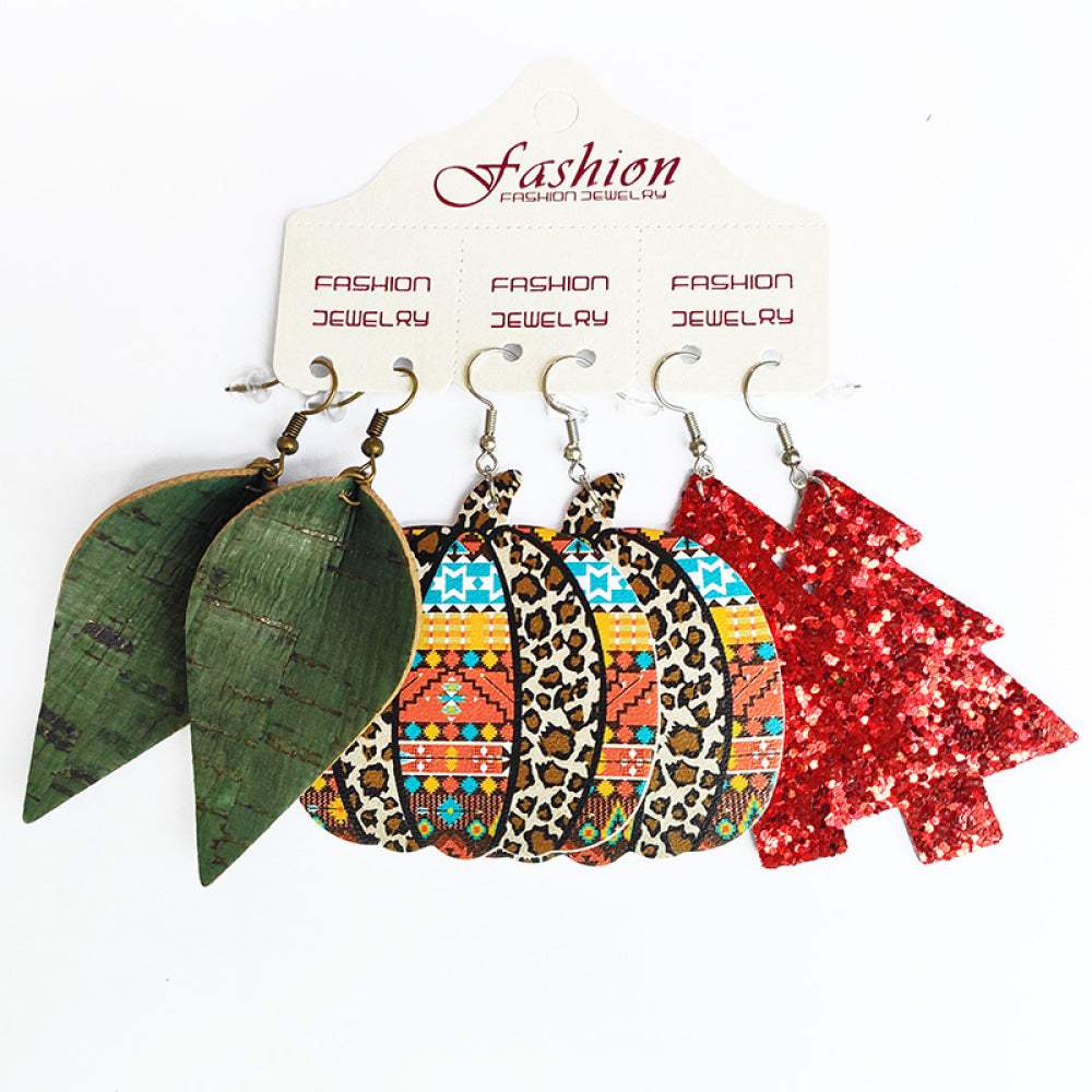 PU Earrings Set Style F One Size Earrings - Tophatter Daily Deals