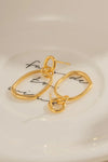 18K Gold-Plated Dangle Earrings Earrings - Tophatter Daily Deals