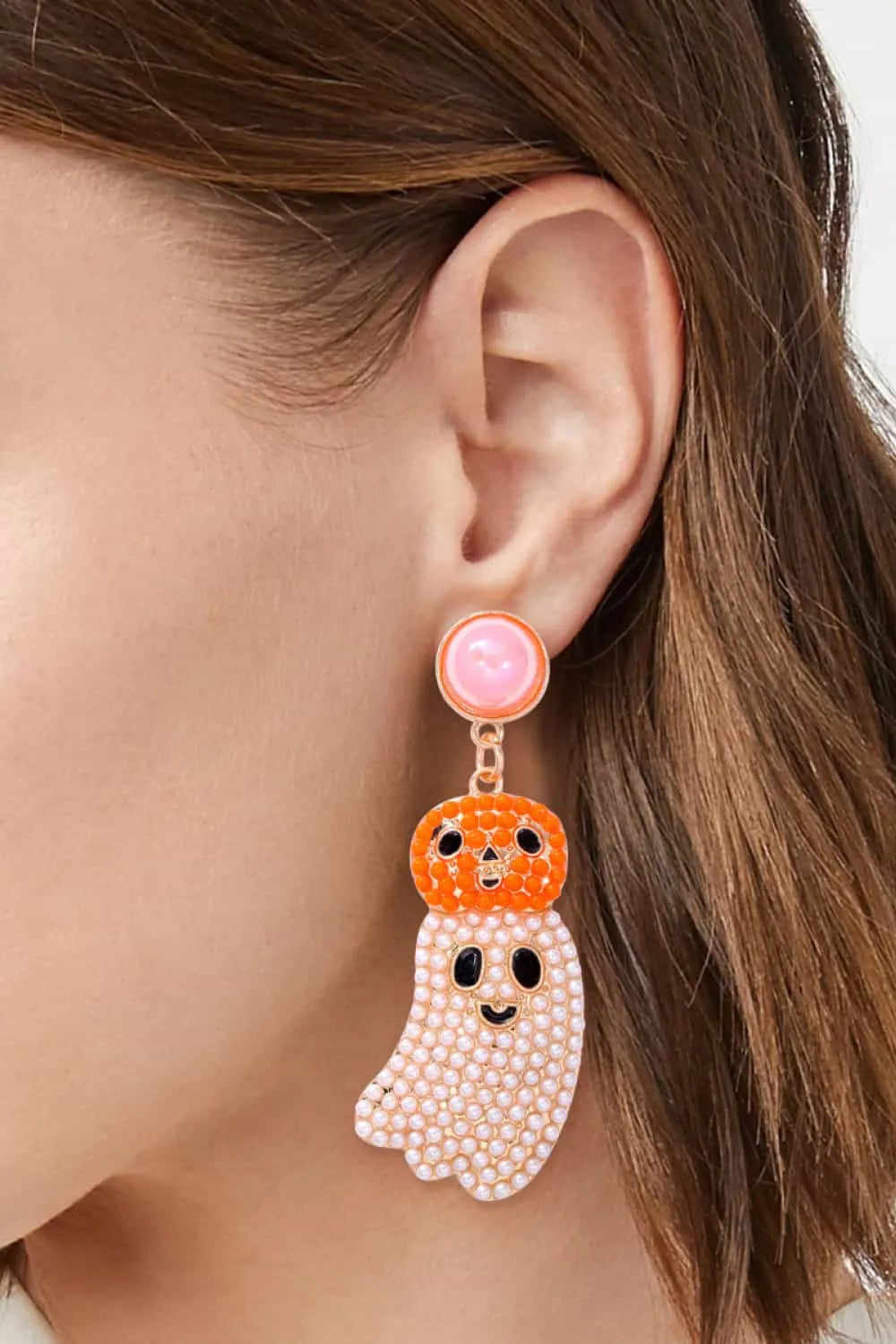 Halloween Ghost Shape Dangle Earrings Earrings - Tophatter Daily Deals