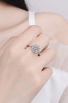 Can't Stop Your Shine 925 Sterling Silver Moissanite Ring Moissanite - Tophatter Daily Deals