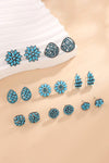 Turquoise Stud Earrings Earrings - Tophatter Daily Deals