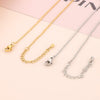 Pendant Rhinestone Stainless Steel Necklace Necklaces - Tophatter Daily Deals