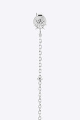 925 Sterling Silver Zircon Planet Single Earring Earrings - Tophatter Daily Deals