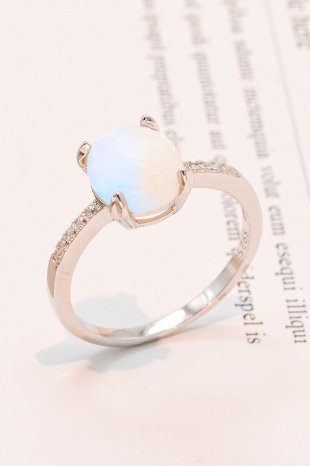 Get A Move On Moonstone Ring Moonstone - Tophatter Daily Deals