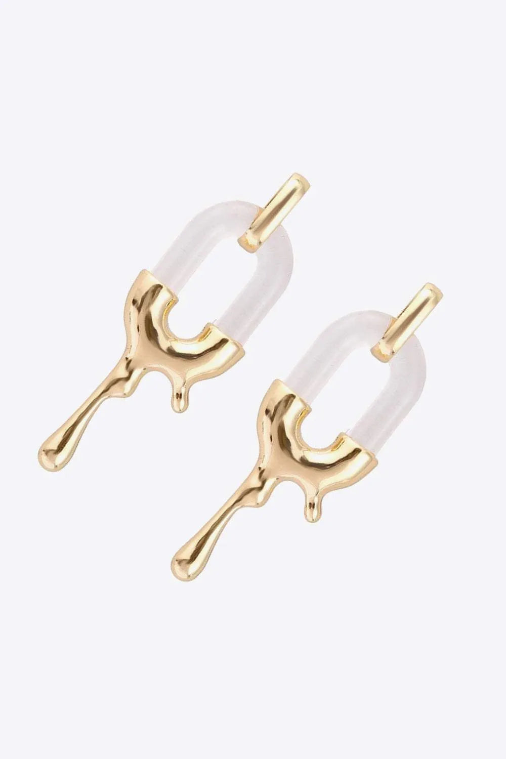 Contrast Zinc Alloy Earrings Earrings - Tophatter Daily Deals