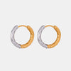 18K Gold-Plated Huggie Earrings Earrings - Tophatter Daily Deals