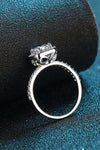 Square Moissanite Ring Moissanite - Tophatter Daily Deals