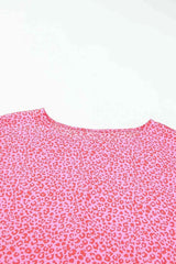 Leopard Smocked Flounce Sleeve Blouse Blouses - Tophatter Daily Deals