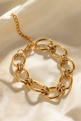 Chunky Chain Stainless Steel Bracelet Bracelets - Tophatter Daily Deals