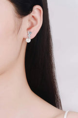 Pearl Moissanite Stud Earrings Moissanite - Tophatter Daily Deals
