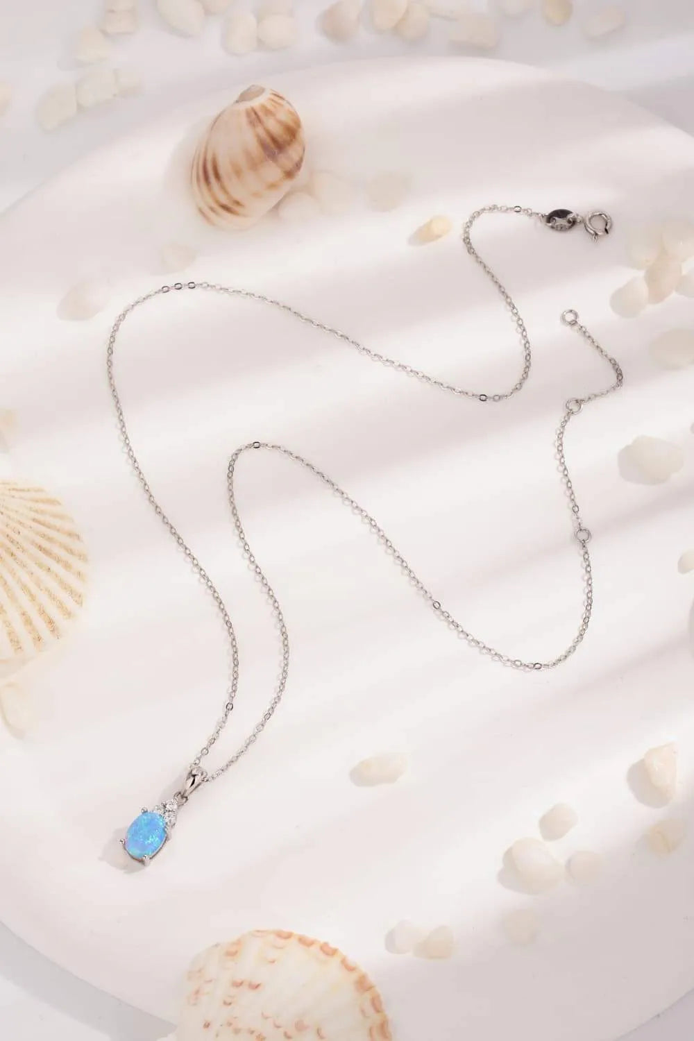 Find Your Center Opal Pendant Necklace Opal - Tophatter Daily Deals