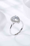 1.5 Carat Moissanite Teardrop Ring Moissanite - Tophatter Daily Deals