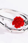 Rose Zinc Alloy Ring Rings - Tophatter Daily Deals