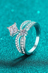 925 Sterling Silver Moissanite Crown Ring Moissanite - Tophatter Daily Deals