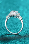 So Much Shine 2 Carat Moissanite Sterling Silver Ring Moissanite - Tophatter Daily Deals