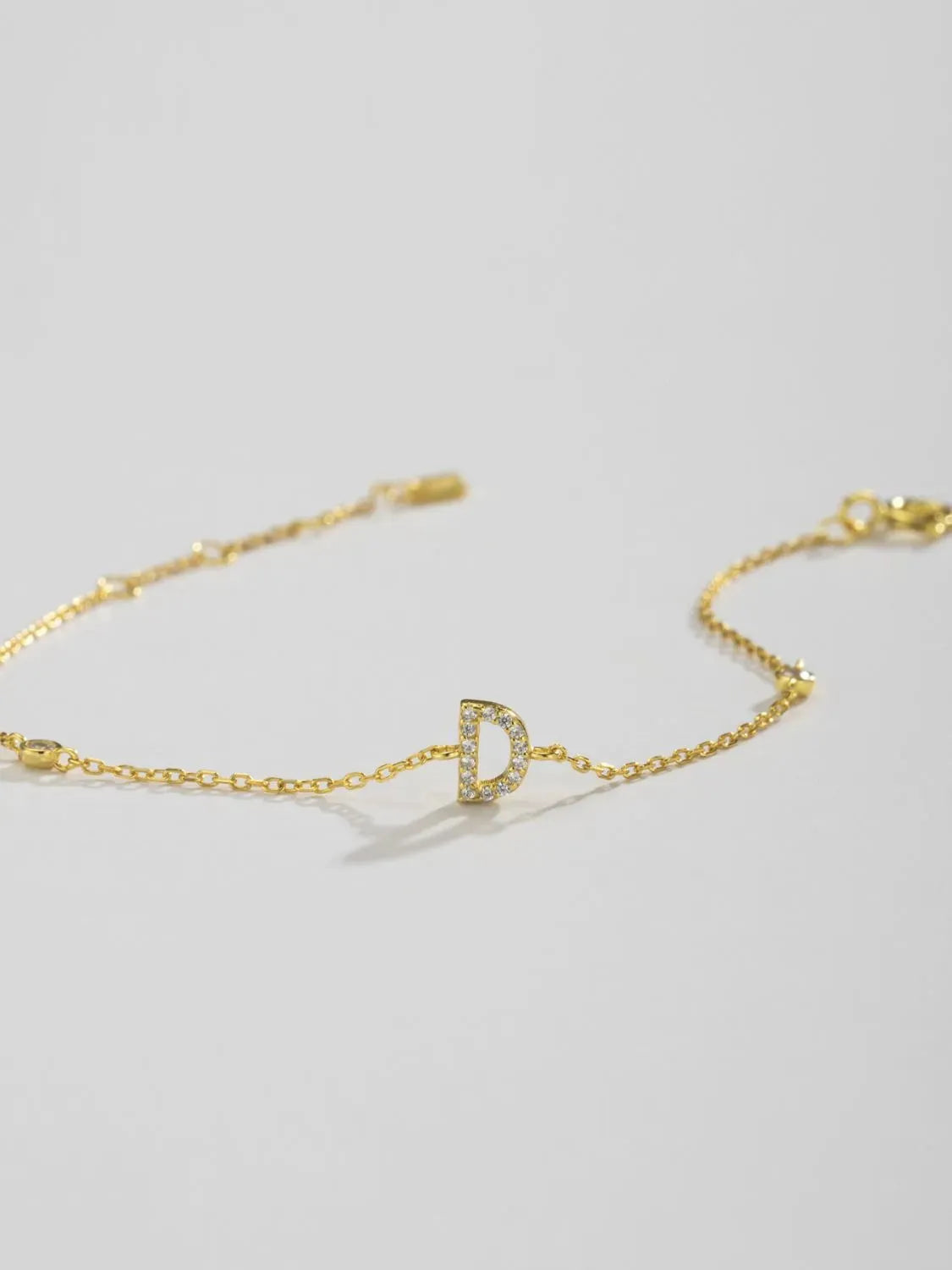 A To F Zircon 925 Sterling Silver Bracelet Bracelets - Tophatter Daily Deals