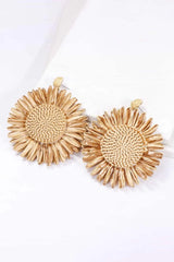 Flower Shape Dangle Earrings Earrings - Tophatter Daily Deals