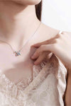 Moissanite 925 Sterling Silver Necklace Moissanite - Tophatter Daily Deals