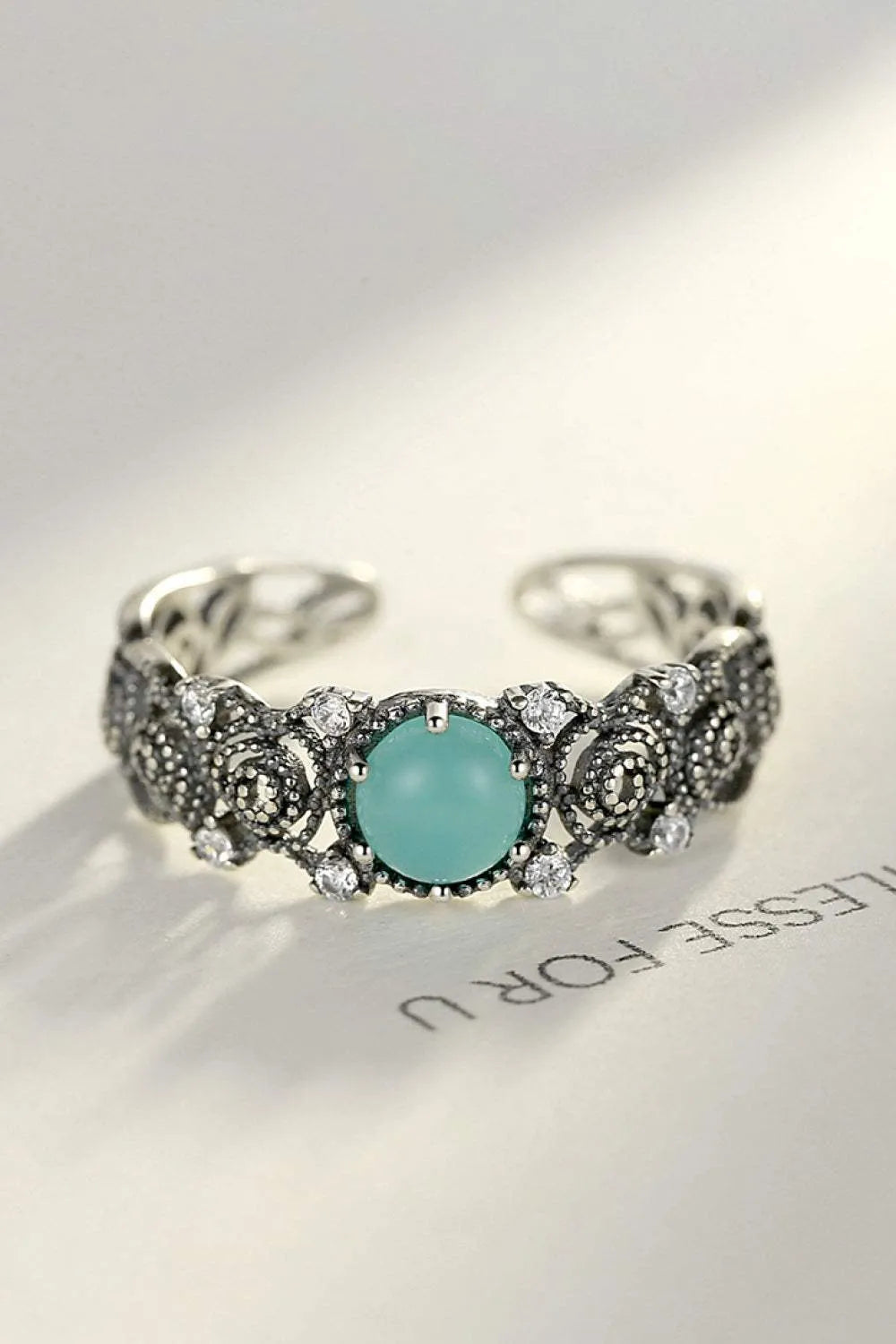 Contrast 925 Sterling Silver Open Ring Rings - Tophatter Daily Deals
