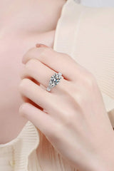Unpredictable Day 3 Carat Moissanite Ring Moissanite - Tophatter Daily Deals