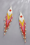 Beaded Dangle Earrings Earrings - Tophatter Daily Deals