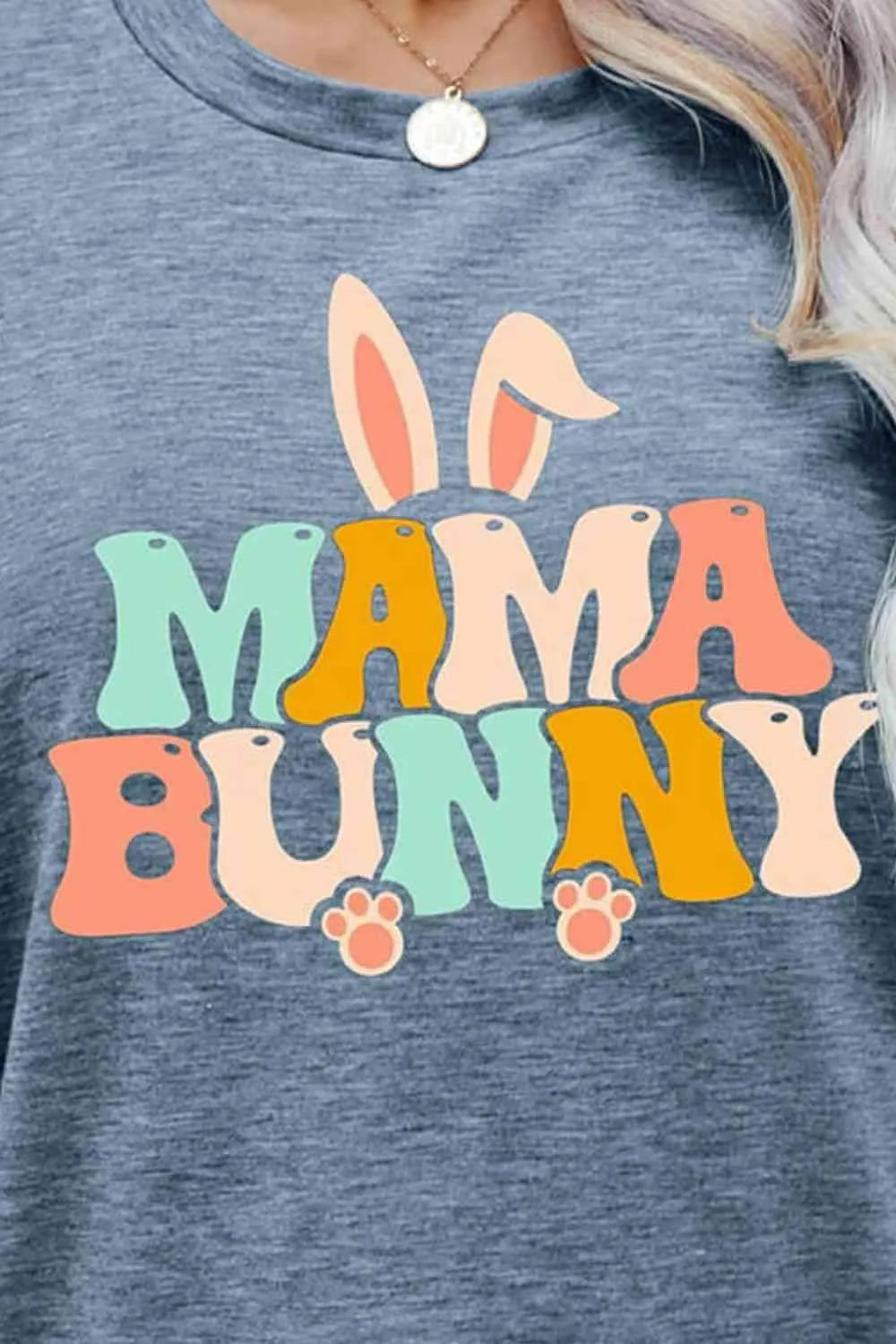 Easter MAMA BUNNY Tee Shirt Women's T-Shirts - Tophatter Daily Deals