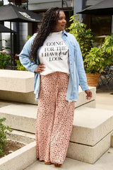 Simply Love Full Size GOING FOR THE I HAVE KIDS LOOK Short Sleeve T-Shirt Women's T-Shirts - Tophatter Daily Deals
