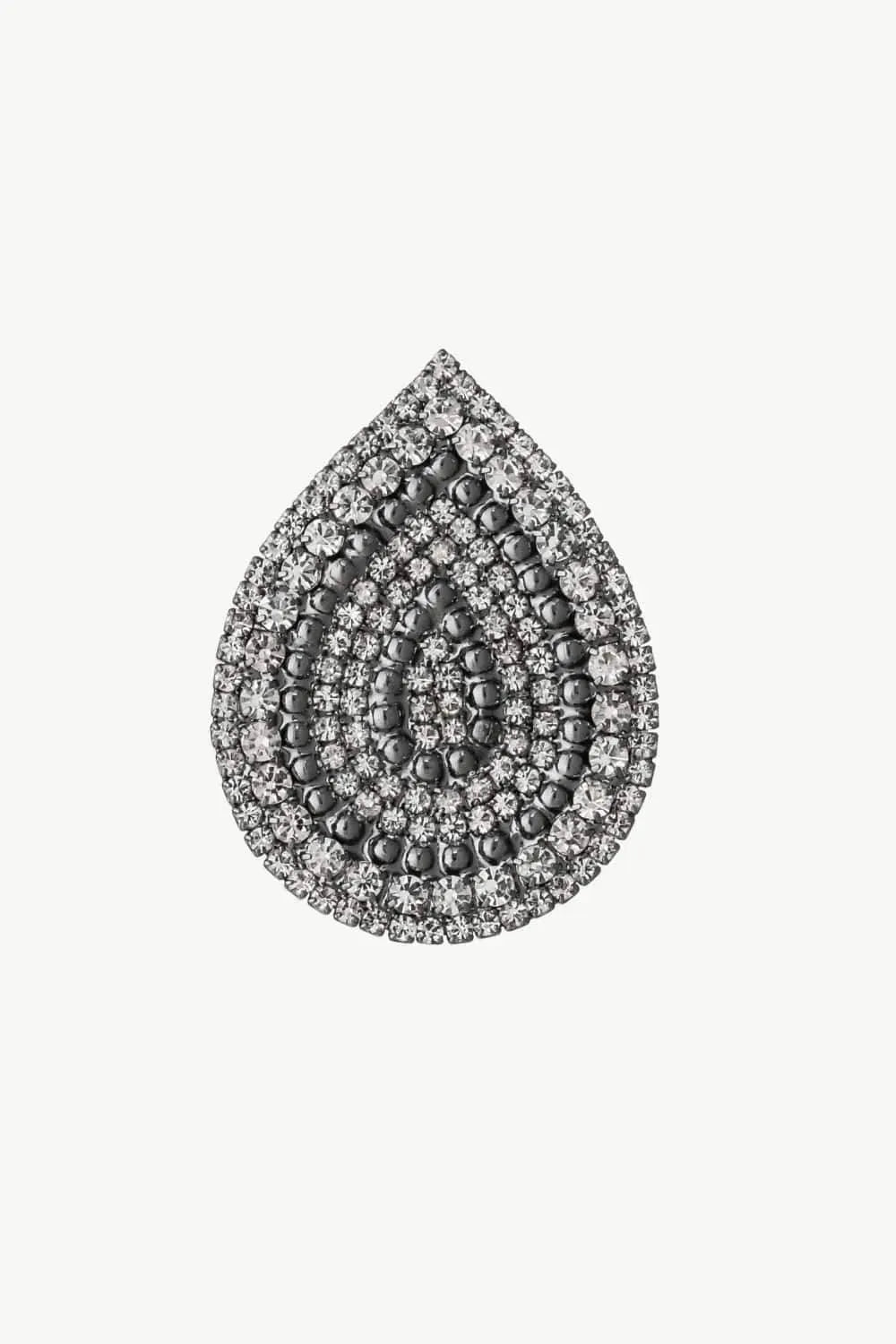 Wonderful Life Inlaid Cubic Zirconia Teardrop Stud Earrings Earrings - Tophatter Daily Deals