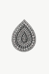 Wonderful Life Inlaid Cubic Zirconia Teardrop Stud Earrings Earrings - Tophatter Daily Deals