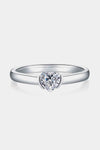 Moissanite 925 Sterling Silver Solitaire Ring Moissanite - Tophatter Daily Deals