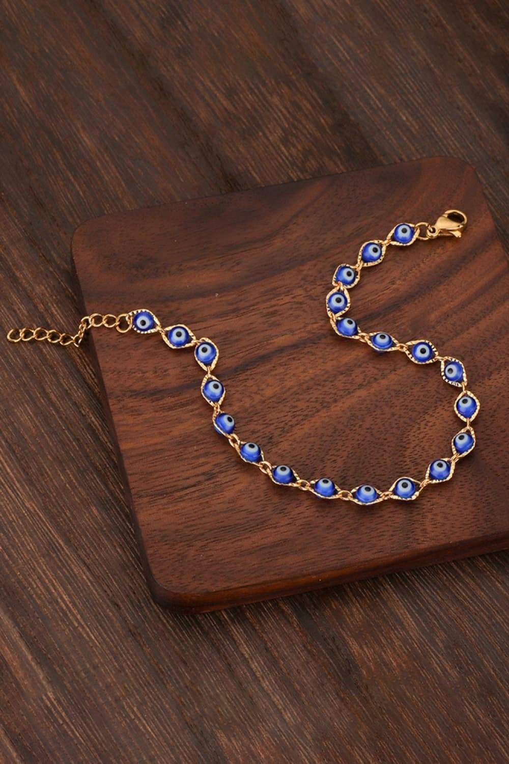 Evil Eye Copper Bracelet Cobalt Blue One Size Bracelets - Tophatter Daily Deals