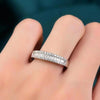 Moissanite 925 Sterling Silver Ring Moissanite - Tophatter Daily Deals