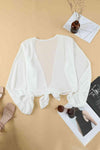 Plus Size Tie Front Crop Top Blouses - Tophatter Daily Deals