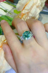 5 Carat Moissanite 4-Prong Wide Band Ring Moissanite - Tophatter Daily Deals