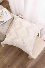 Fringe Decorative Throw Pillow Case Decorative Pillowcases - Tophatter Daily Deals