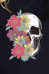 Simply Love Full Size Skull Graphic Cotton T-Shirt Women's T-Shirts - Tophatter Daily Deals