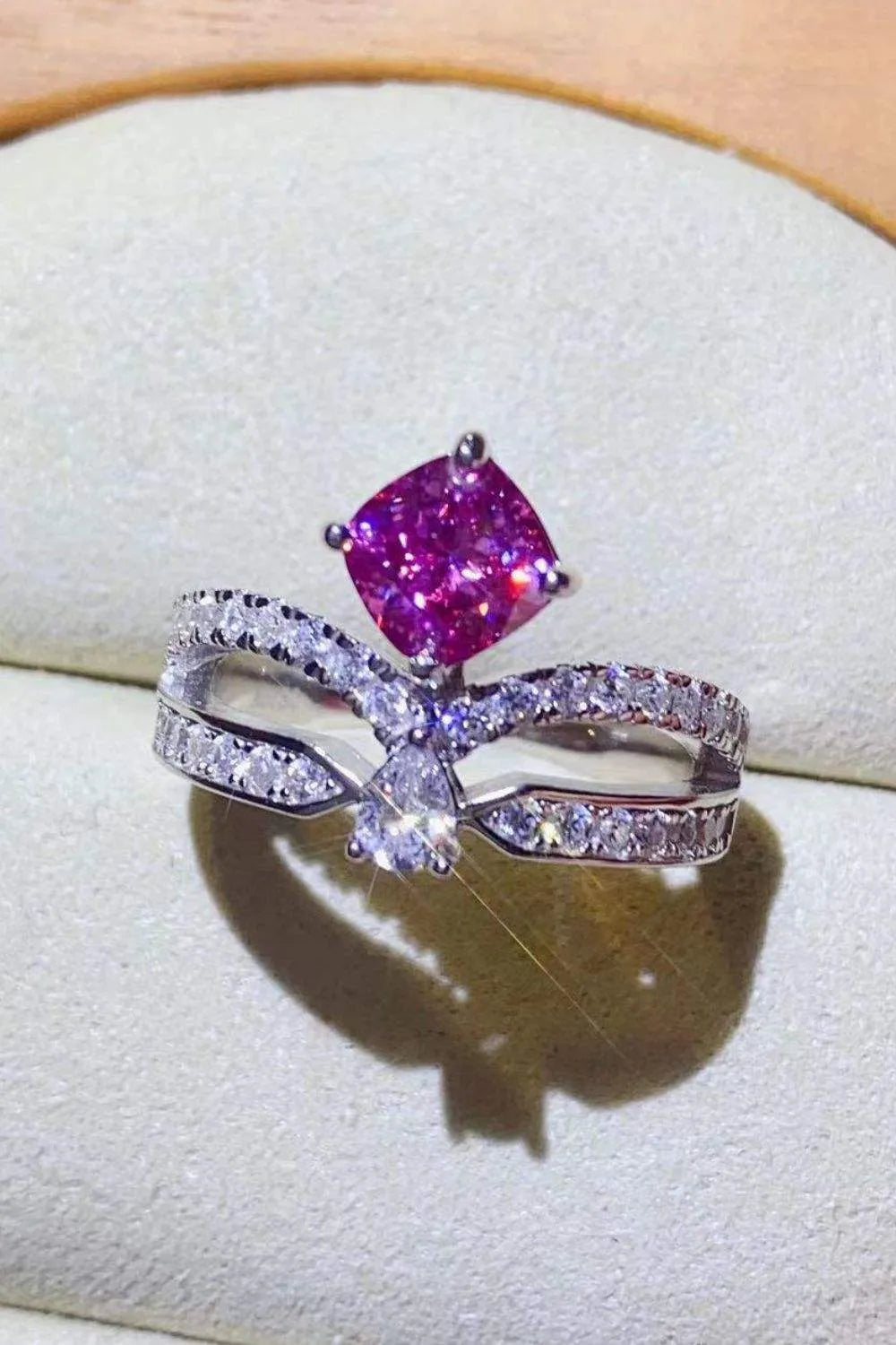 At Your Best 1 Carat Moissanite Ring Moissanite - Tophatter Daily Deals
