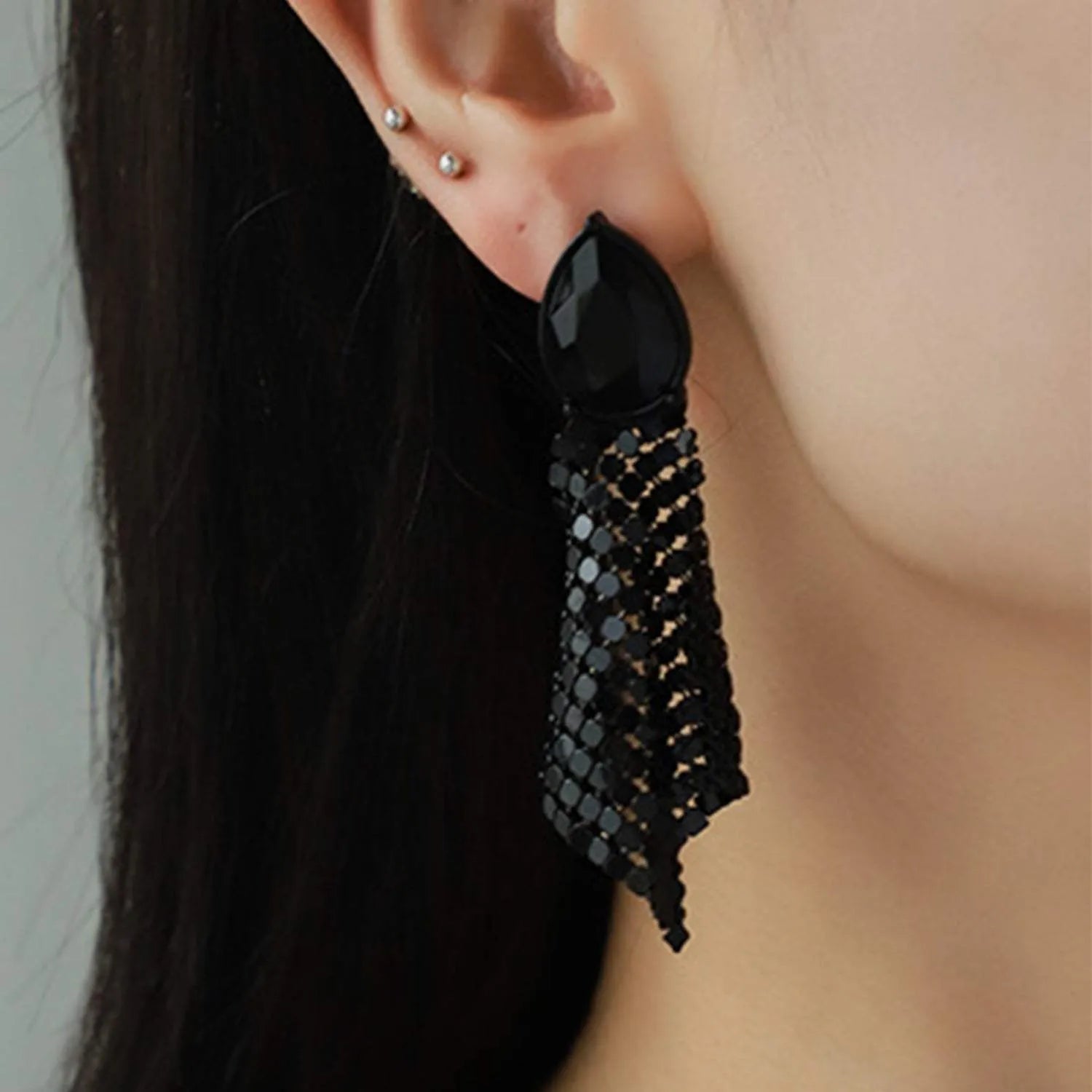 Geometric Zircon Alloy Earrings Style A One Size Earrings - Tophatter Daily Deals