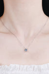 1 Carat Moissanite Chain Necklace - Tophatter Shopping Deals