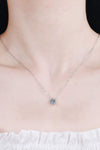 1 Carat Moissanite Chain Necklace Moissanite - Tophatter Daily Deals